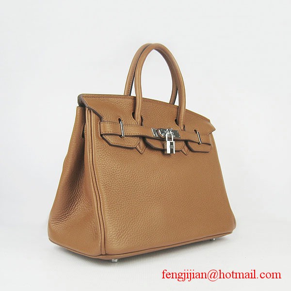 Hermes Birkin 30cm Togo Leather Bag Light Coffee 6088